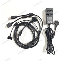 13HD 3 in 1 Cable For Wacom Cintiq DTK1300 DTK1301 DTH1300 Connection Data Cord With AC Adapter Power Charger Used Accessories