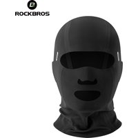 AliExpress ROCKBROS Men Ice Silk Sun Protective Cycling Full Face Mask Summer Outdoor Windproof Bike Motorcycle Helmet Caps Hat Mask