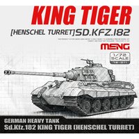 MENG Plastic Assembly Tank Model Kit 72-011 German Heavy Tank King Tiger Henschel Turret Type 1/72