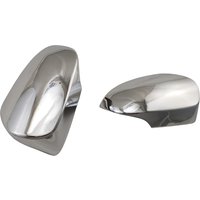 For Toyota Prius C Aqua 2012 2013 2014 2015 2016 -2019 Carbon Fiber Chrome Silver Side Mirror Cover Car Accessories Decoration