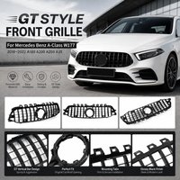 Frontgrill im GT-Stil für Mercedes Benz A-Klasse W177 2019~2022 A200 A250 A35 A180 ohne Kameraloch