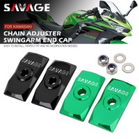 Chain Adjuster Swingarm End Cap For KAWASAKI NINJA 500 400 250/R/SL Z400 Z250 Z300 VERSYS-X 300 KLR 650 Motorcycle Accessories