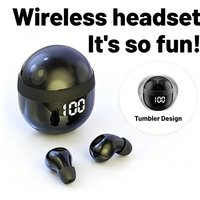 SK18-Invisible Sleep Wireless Earphone Bluetooth 5.4 Mini Earbuds Noise Cancelling Headset Touch Control Headphones With Mic