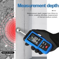 Digital Wood Moisture Meter Hygrometer Non-contact Timber Damp Detector Alarm Non-destructive Humidity Tester Moisture Detector