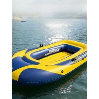 Thickened Inflatable Fishing Kayak Double Person Rubber Boat Outdoor Durablerafting Canoe for Freshwater And Saltwater