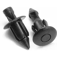 10/20/30PCS 6mm Black Rivet Screw Clips Fairing Body Trim Panel Fastener For Honda Suzuki Universal Motorcycle Accessories Parts