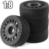 4pcs 100mm 1/7 1/8 RC Rally Off-Road Buggy Tires Wheel 17mm Hex for ARRMA Traxxas Redcat Team Losi Kyosho HPI WR8 HSP RC Car image 4