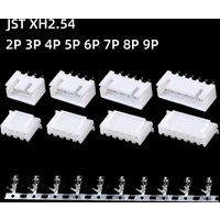 10pairs JST XH2.54 2/3/4/5 Pin Terminals Plastic Shell Male Plug Female Socket Wire Connector XH 2.54 2P 3P 4P 5P 6P 7P 8P 9P