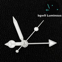 GMT pointer fit NH34 movement Bgw9 blue/C3 green luminous silver gold rose gold black pointer watch parts accessories