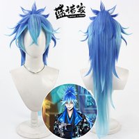 Anime Idia Shroud Cosplay Wig Halloween Carnival Party Props Synthetic Hair Heat Resistant Fiber + Wig Cap