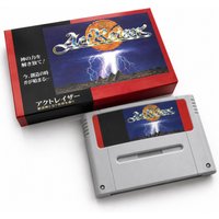 Act Raiser English 16-Bit Retro Reproduction Cartridge City Building God Simulation Platformer PAL Version Save Options