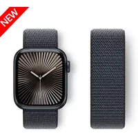 Nylon Loop Strap for apple watch bands 44mm 40mm 45mm 41mm 46 42mm 49mm 44 45 mm bracelet iWatch series 10 9 SE 7 6 5 4 Ultra 2