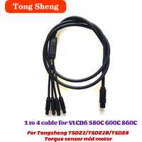 AliExpress NONE Tongsheng TSDZ2 TSDZ2B TSDZ8 Main cable 1 to 4 For Tongsheng Mid Drive Motor Conversion kit