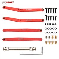 Alloy 35mm extended upper/lower linkage&70mm+ CVD center drive shaft for FMS EAZYRC Roc Hobby FCX24 1/24 crawlers Upgrades parts