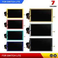 Replacement Gold 2IN1 Full-Fitted LCD Display+Touch Screen Assembly Digitizer LCD Screen Full Assembly for NS Switch Lite Consol