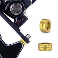AliExpress NONE RISK 2pcs M6 Titanium Bicycle Integrated Disc Brake Adjustment Washer Mountain Folding Bike Brake Clamp XT Disc Brake Screws