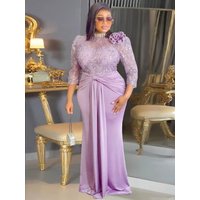 Elegant Women Luxury Party Dresses Sequin Pleated Mermaid Gown Wedding Prom Birthday Dinner Long Dress Ladies Africa Clothing
