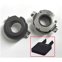 1 Set H7 LED Adapter Holder For Mercedes Benz B C GLA Series C250 C260 GLS450 ML350 GL450 GLA250 Headlight Bulbs + Install Key