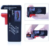 BT-168 AA/AAA/C/D/9V/1.5V Universal Battery Tester Button Cell Volt Checker Color Coded Power Meter