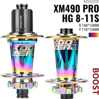 2024 KOOZER XM490 PRO BOOST Mountain Bike Hubs Steel shaft Sealed Bearing 148x12MM 110x15MM 141x5MM 28H 32 Holes Noise hub