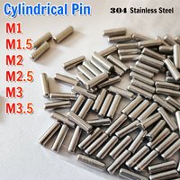 30~200pcs M1 M1.5 M2 M2.5 M3 M3.5 Dowel Pin 304 Stainless Steel Cylindrical Locating Pin Fixing Shaft Pins Round Solid Rod
