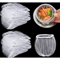 200pcs Elastic Disposable Kitchen Sink Filter Nets, Food Waste Catcher Mesh Bags for Sink Drain Basket Anti-blocking