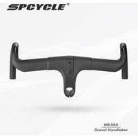 AliExpress Spcycle HB-068 Carbon Gravel Bike Handlebar Full Integrated Cable Aero Road Bike Carbon Handle Bar