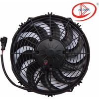 Support 12V/24V Replacement SPAL 11inch 190w 2700rpm Cooling Fan Waterproof Grade IP68 Radiator Fan for Bus Refrigerated Truck
