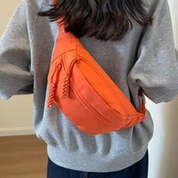Girl Waist Bags Waterproof Oxford Cloth Running Belt Bags Large Capacity New Fashion Women Chest Bag Crossbody Bag