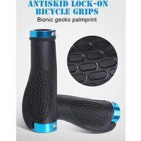 AliExpress West Biking WEST BIKING Anti Skid Rubber Bicycle Grips Mountain Bike Handlebars Grips 2-2.5cm MTB Road Cycling Skid Proof Grips Accessories