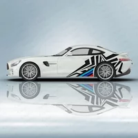Color Shredded Car Decals Side Graphic Packaging Vinyl Modified Painting Auto Parts Car Stickers Custom Picture DIY