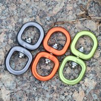 Aluminum Climbing Key Hooks Security Master Lock C Rotating Ring Professional Carabiner Mountaineering Protective Equipment