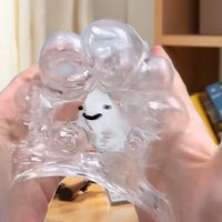 **1Pc Realistic Bubble Pinching Soft soft Toy Squeezing Acne Simulation Rabbit Squeeze Toys Gifts For Girls