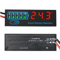 DC7-40V Battery Level Indicator 12V 24V 36V 48V Acid/Lipo Lithium Battery Capacity Board Voltage Battery Charging Tester 