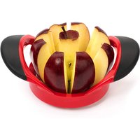 LMETJMA Stainless Steel Apple Slicer Upgraded 8-Blade Extra Large Corer Ultra-Sharp Apple Cutter Divider KC0310