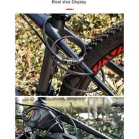AliExpress NONE Bicycle Lock with 4-Digit Password, Anti-Theft Lock, Bicycle Safety Accessories, Steel Cable Bicycle Lock