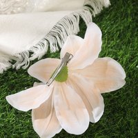 Fashion Multicolor Lily Flower Hair Clip Double Flower Design Bohemian Style Hawaii Headdress Duckbill Hairpin Women Girls