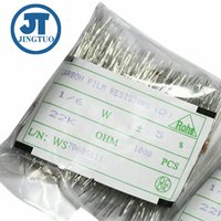 1000pcs/PACK 1/6Watt Carbon Film Resistor 2.2R 3.3 4.7E 9.1R 100 240K 270 360K 510 560 620 750 820 910K 1R-1M Ohm