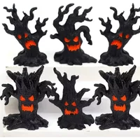 Halloween Dryad Micro Landscape Ornaments Horror Atmosphere Mini Dryad Shape Resin Ornament for Halloween Party Home Craft Decor
