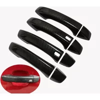For MG HS 2018 2019 2020 2021 2022 Carbon Fiber Chrome Car Door Handles Cover Trim Styling Stickers Auto Accessories