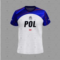 Summer Poland VNL Volleyball Jersey Adult Tops Men's women Round Neck Short Sleeved Lightweight Sports Jersey T-Shirt