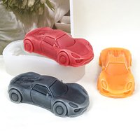 3D Creative Sports Cars Silicone Mold Scented Candle Soap Resin Plaster Crafts Mold DIY Home Decor Durable Mold