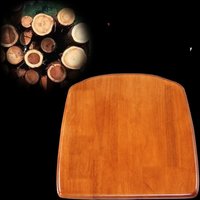 Solid Wood Chair Seat Replacement Panel Rubber Wood Dining Table Stool Top Home Furniture Repair Part Durable Easy Install