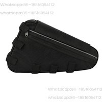 Large size 48V 60V 72v electric bicycle triangle battery bag black bicycle frame triangle bag