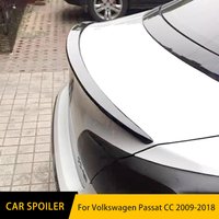 For Volkswagen Passat CC Car Rear Lip Spoiler Trim Black Carbon Trunk Wing 2009 2010 2011 2012 2013 14 15 16 17 18 Luggage Tail
