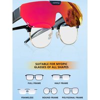 AliExpress vozapow Vozapow Polarized Cycling Glasses UV400 Protection Over Sunglasses For Fishing Driving Hiking Eyewear Bicycle Cycling Goggles