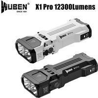 WUBEN X1 Pro Rechargeable EDC Flashlight 12300Lumens Protable Ultra-Bright Waterproof Powerful X1Pro Torch 9600mAh Power Bank image 4