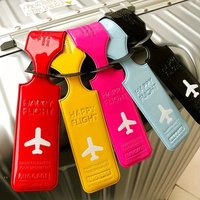 10pcs Waterproof Luggage Tags - Stylish Flat Pattern Travel Accessories for Quick and Secure Luggage Identification