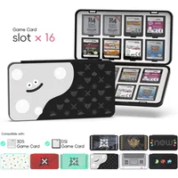 DATA FROG 16-Slot Game Cartridge Holder Storage Case for 3DS / 2DS / DS Series Cards Portable Hard Shell Box