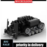 MOC Batmobile Model Building Block UCS Series Tank The Animated Movie Collection Toys Gift